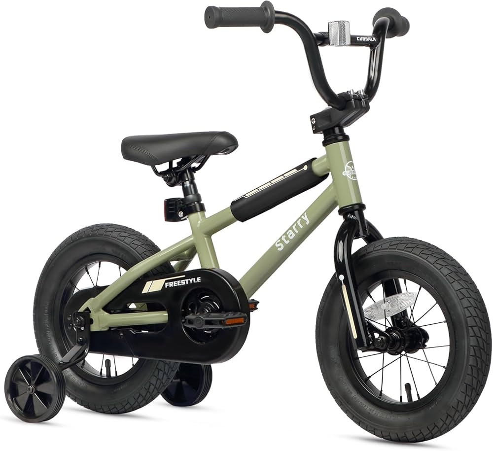 12 14 16 18 Inch Kids Bike BMX Style Bicycle with Training Wheels Coaster Brake for 2-10 Years Ol... | Amazon (US)