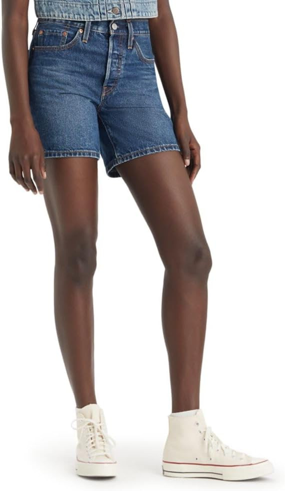 Levi's Women's 501 Mid Thigh Shorts | Amazon (US)