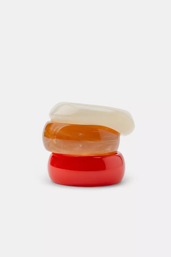 THREE-PACK OF RIGID BRACELETS | Zara US