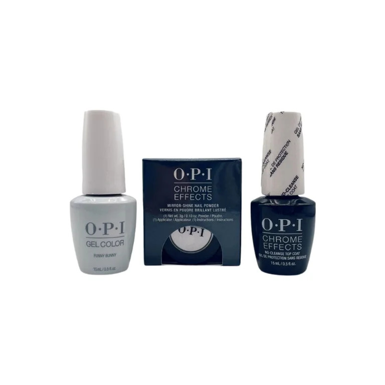 OPI Chrome Effects Tin Man Can, Funny Bunny, No-Cleanse Top "Glazed Donut Nails" - Walmart.com | Walmart (US)
