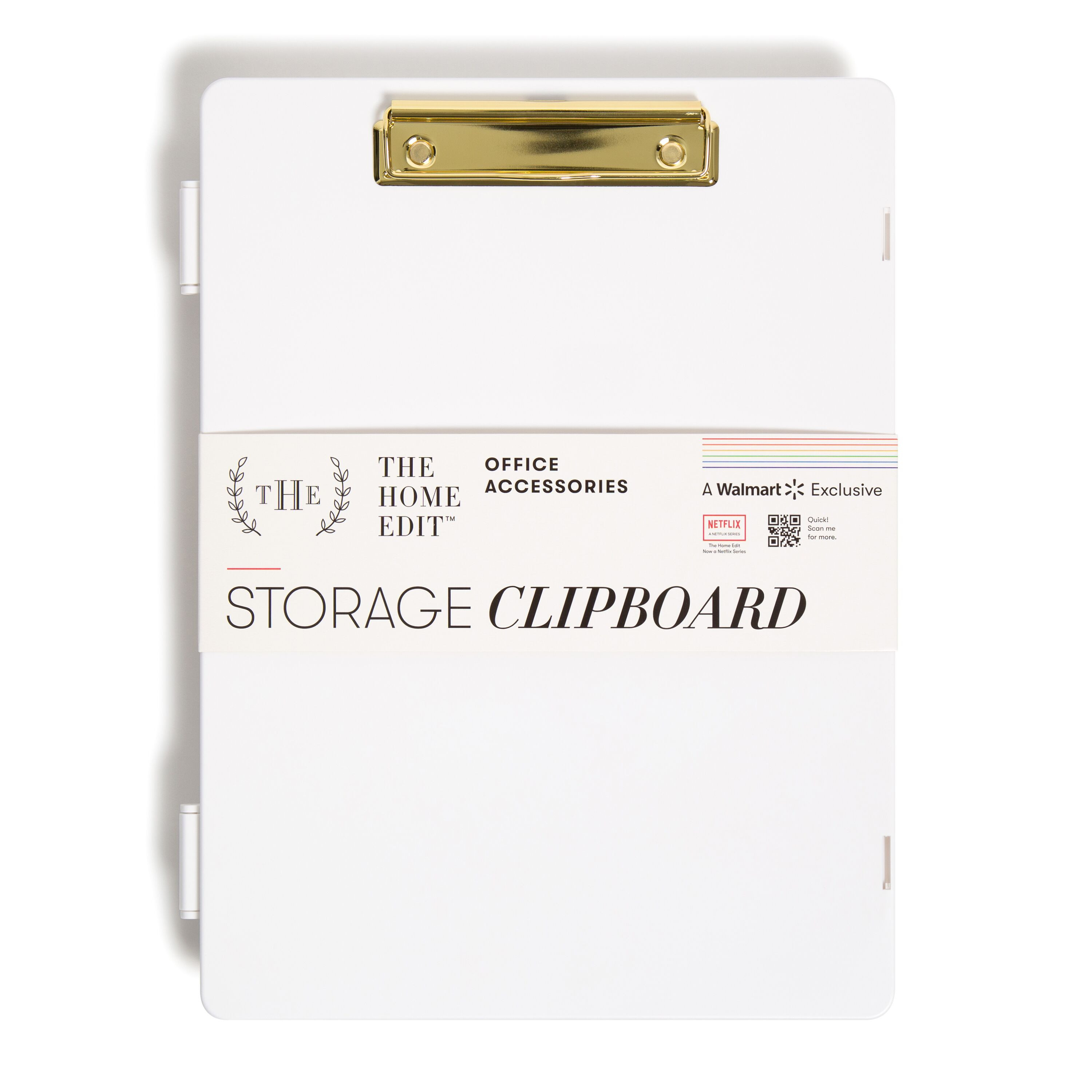 The Home Edit Storage Clipboard, White Plastic Storage System, 8 Compartments, Letter Paper Size | Walmart (US)