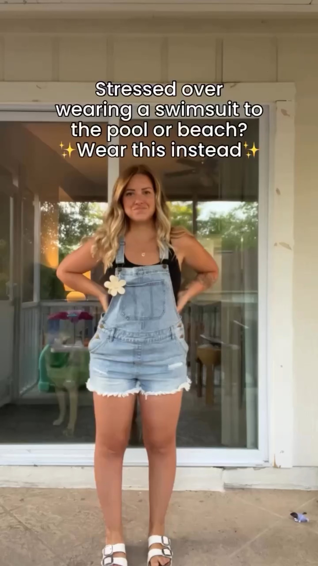 No one has time to be tugging and pulling at their swimsuit, while chasing kids around near the water this summer. This is my ultimate hack for something to wear that’s cute AND practical. ☀️👙⛱️

5’2” | 150lbs | wearing a medium top, 6” large bottoms, and medium overalls

#LTKSeasonal #LTKFindsUnder50 #LTKMidsize