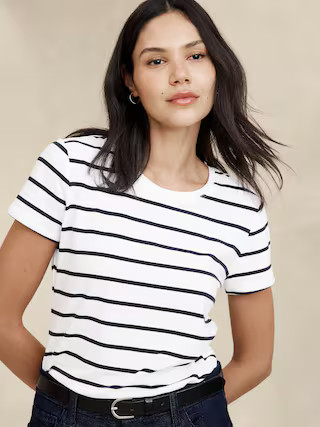 Timeless Crew-Neck T-Shirt | Banana Republic Factory