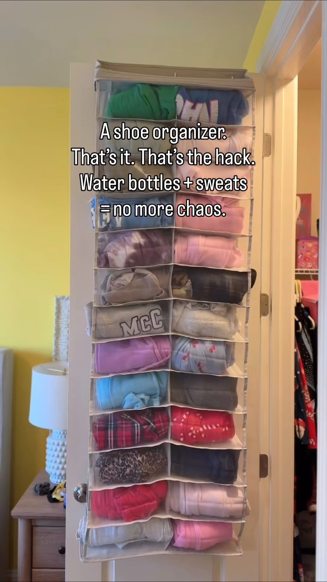 My two most-watched videos this year were both simple storage wins:
A shoe organizer for water bottles,
and another one for sweats and hoodies.
Easy, renter-friendly, and actually keeps things where they belong.




home organization, mom hacks, small space storage, water bottle organizer, sweatshirt storage, sweatpants storage, shoe organizer hack, easy organizing ideas, decluttering tips, simple home hacks, organizing for busy moms, viral storage hacks, household systems, clutter free home

⸻

#storageideas #shoeorganizerhack #momlifehacks #smallspacestorage #waterbottlestorage #organizingtips #declutteryourhome #simplehomehacks #momhacks #viralhacks #targetfinds #easyorganization #organizewithme #closetorganization #minimalmom #organizationinspiration

#LTKGiftGuide #LTKmomlife