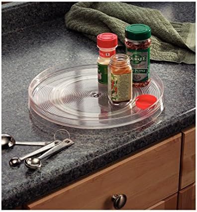 iDesign Linus Turntable Kitchen Organizer, Organization for Pantry, Countertop, Shelf, Table, Van... | Amazon (US)