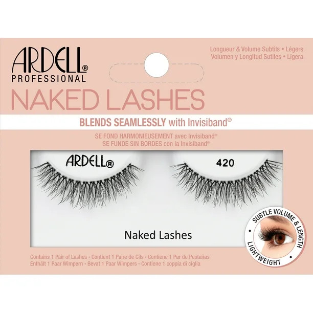 Ardell Naked Lash, 420, Black,  1 pair - Walmart.com | Walmart (US)