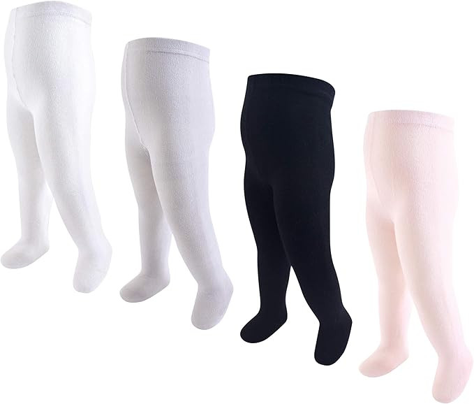 Touched by Nature Baby and Toddler Girl Organic Cotton Tights | Amazon (US)