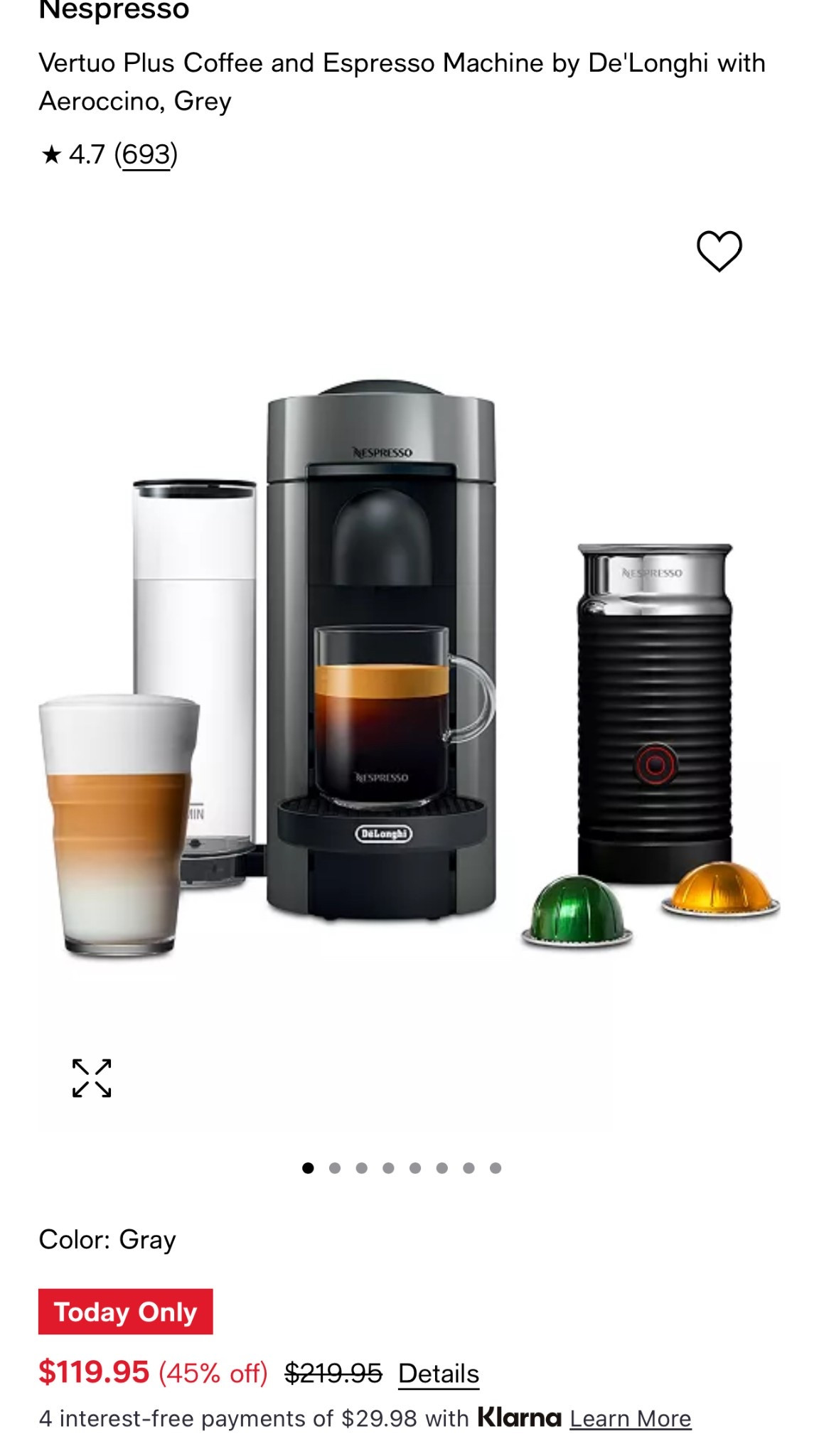 Nespresso with frother 

We love our nespresso 

#LTKSaleAlert