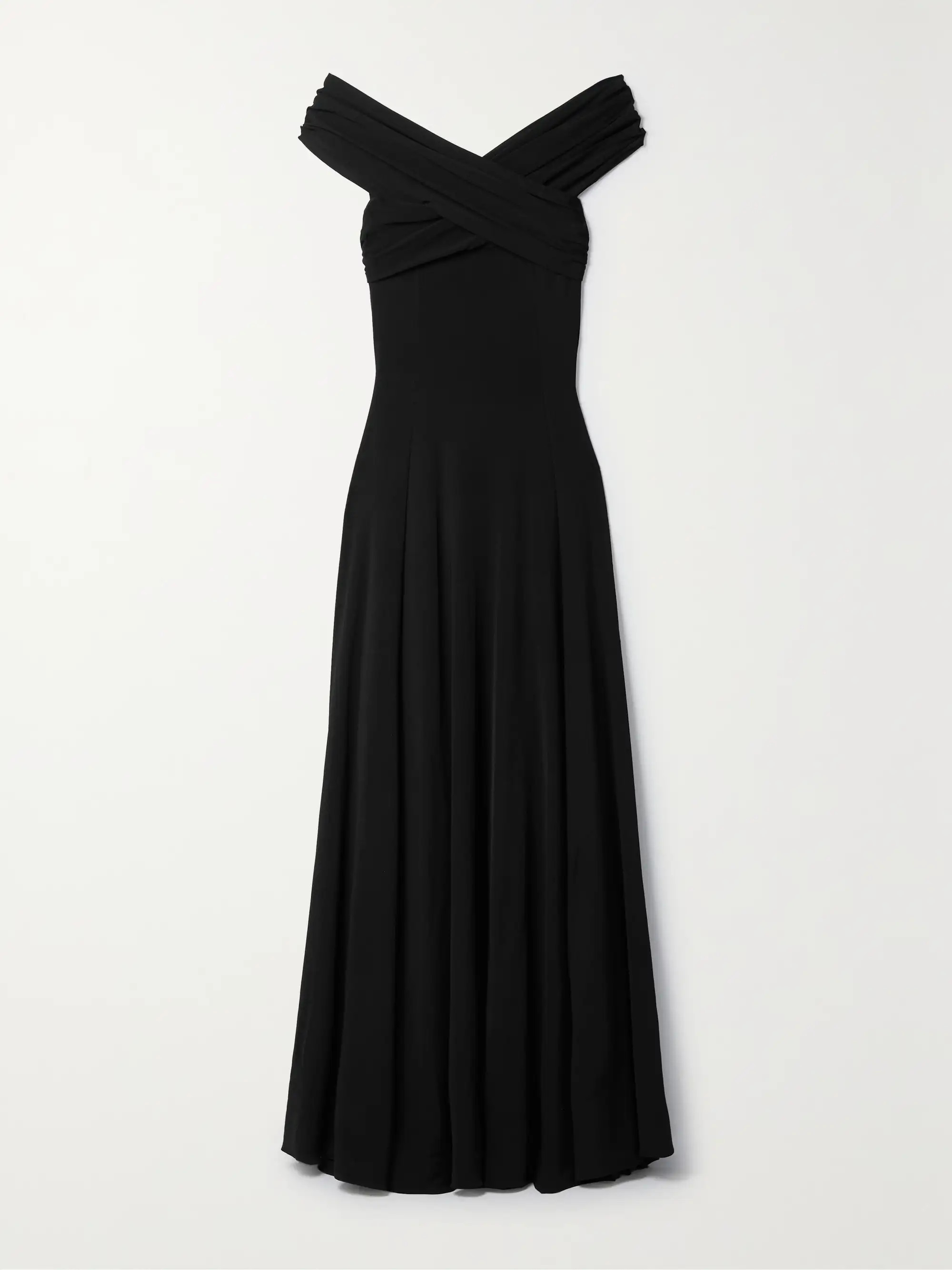 Bruna off-the-shoulder gathered stretch-jersey maxi dress | NET-A-PORTER (UK & EU)