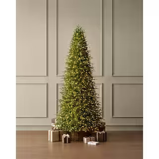 Home Decorators Collection 9 ft. Grand Duchess Twinkling Balsam Fir Slim LED Pre-Lit Artificial C... | The Home Depot