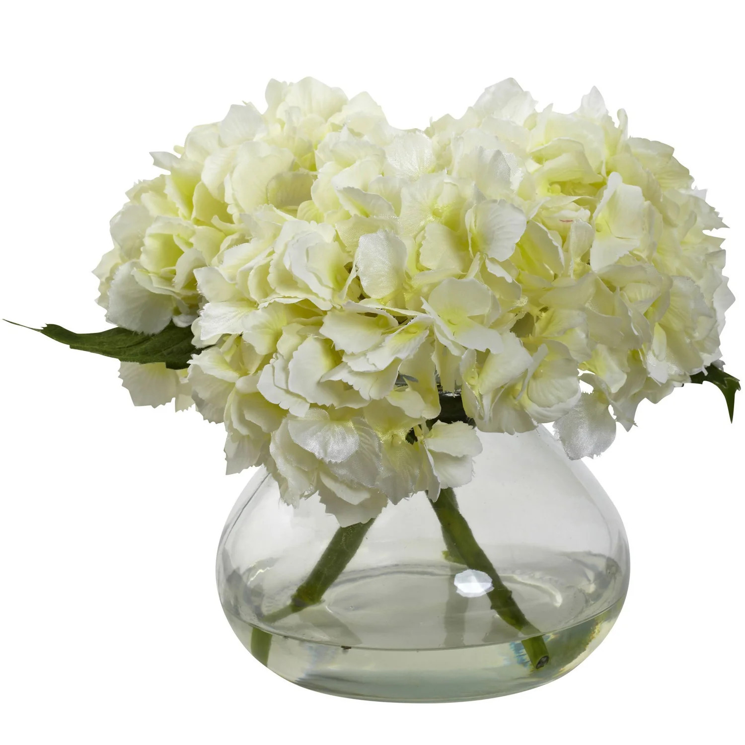 Blooming Hydrangea w/Vase 1356 Nearly Natural | Nearly Natural