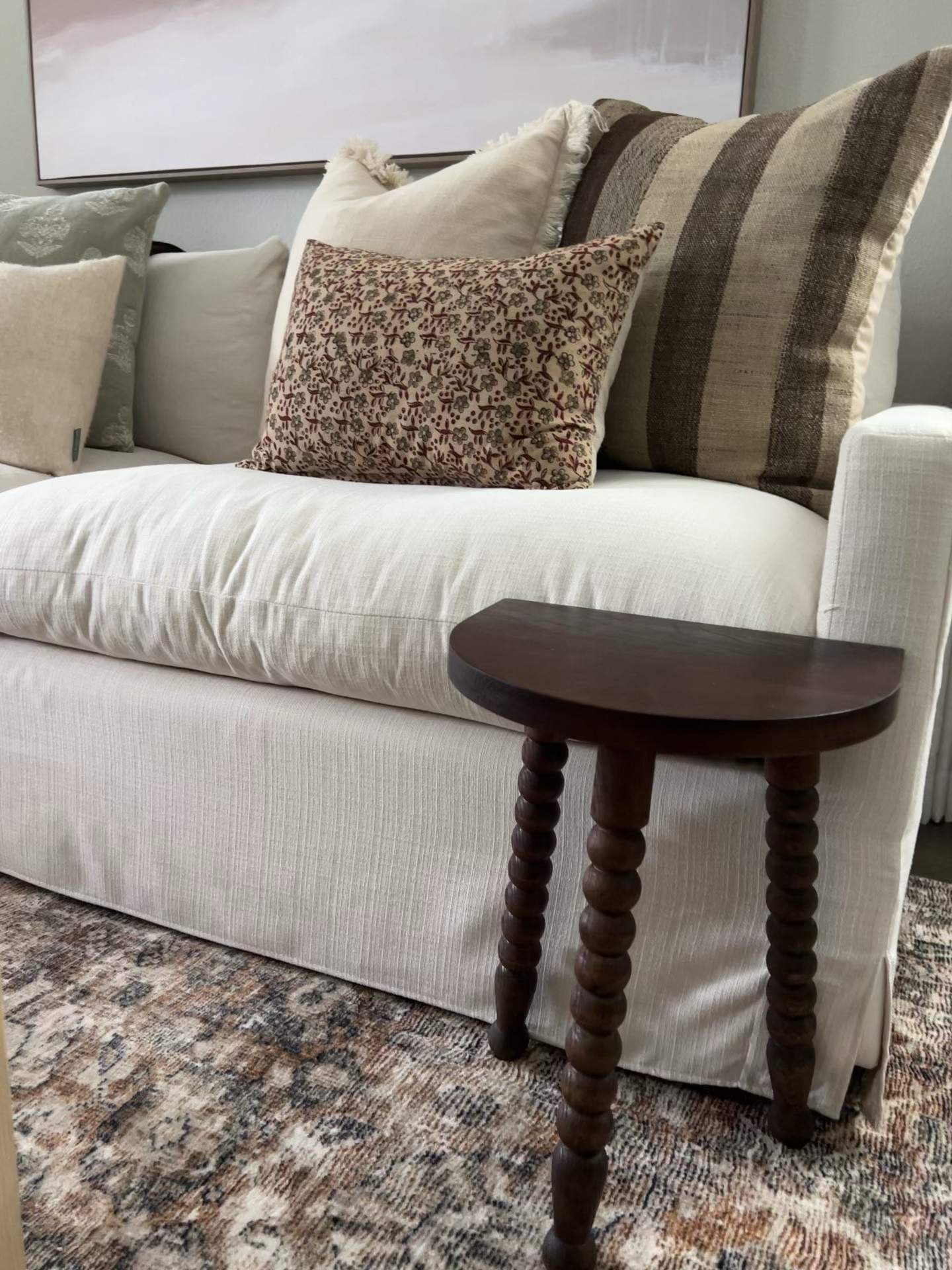 Loving the small side table from McGee & Co, vintage pillow cover

#newvisionhome 

#LTKhome #LTKstyletip #LTKsalealert