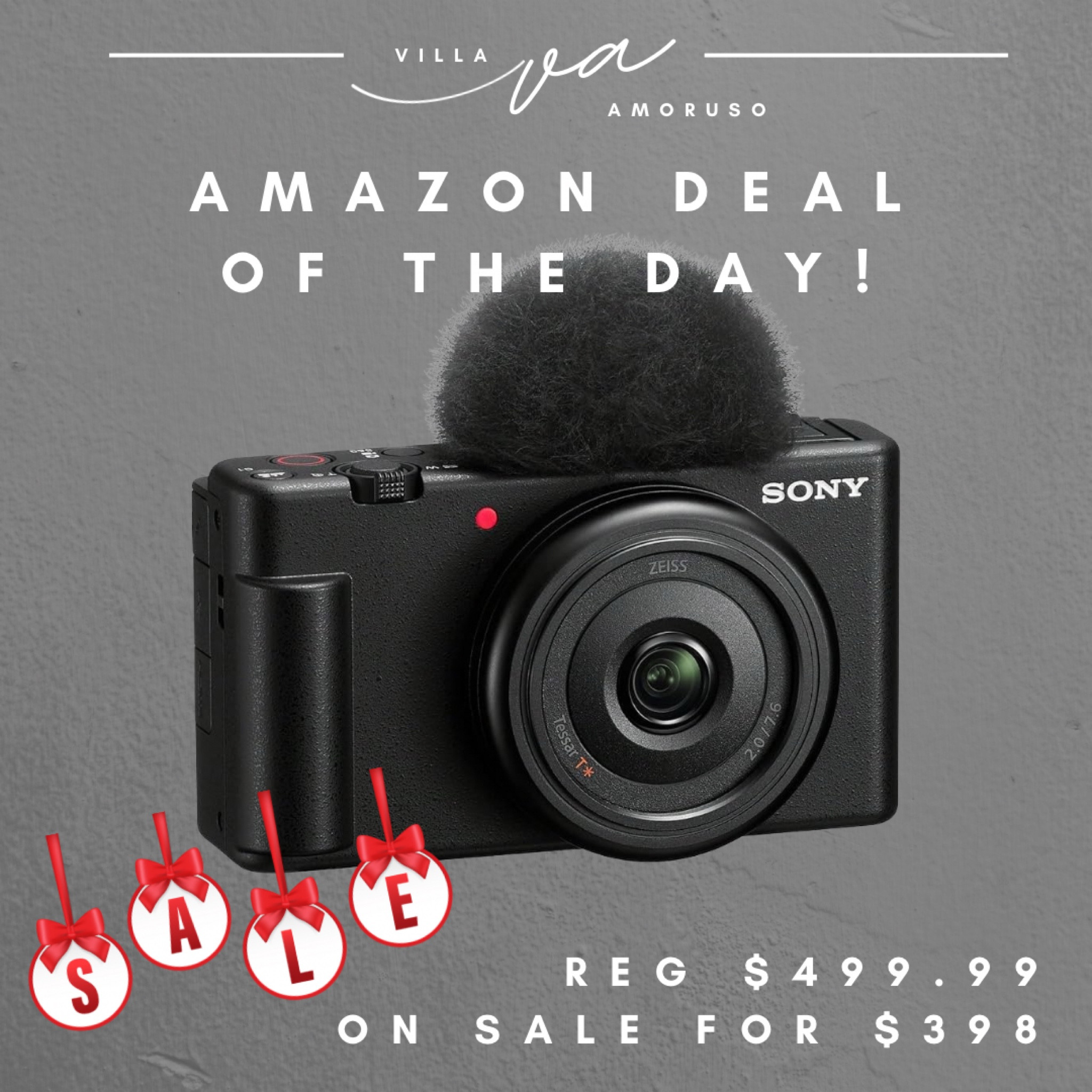 Amazon #DealoftheDay Sony Vlog Camera 20% off!

#LTKSaleAlert #LTKCyberWeek #LTKGiftGuide