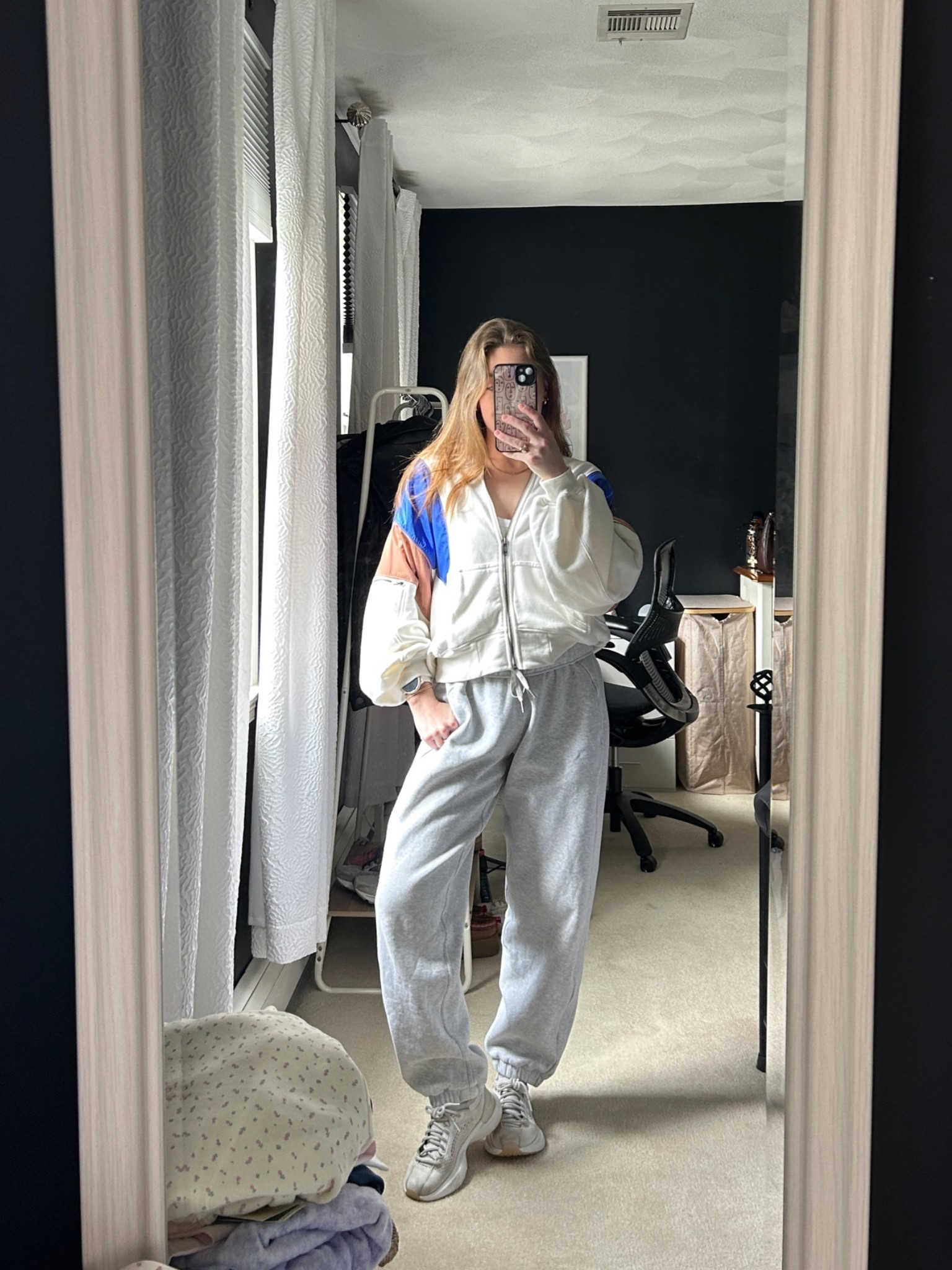 Comfy outfit, comfy outfit ootd, comfy outfit inspo, joggers, lululemon joggers, gray sweatpants, work from home, work from home outfit, athleisure outfit, white tank, basic tank, Abercrombie basics

#LTKdayinmylife #LTKootd #LTKSeasonal