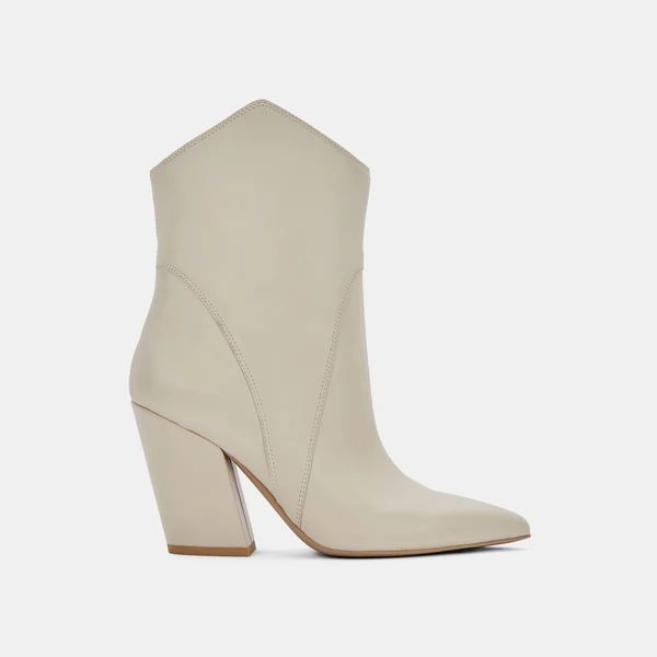 NESTLY BOOTIES IN IVORY LEATHER | DolceVita.com