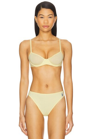 Polo Ralph Lauren Intimates Unlined Demi in T-Bird Yellow from Revolve.com | Revolve Clothing (Global)
