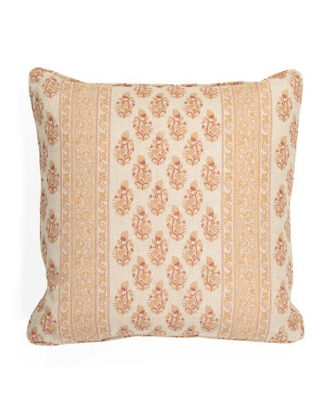 20x20 Linen Hand Printed Pillow | Throw Pillows | T.J.Maxx | TJ Maxx