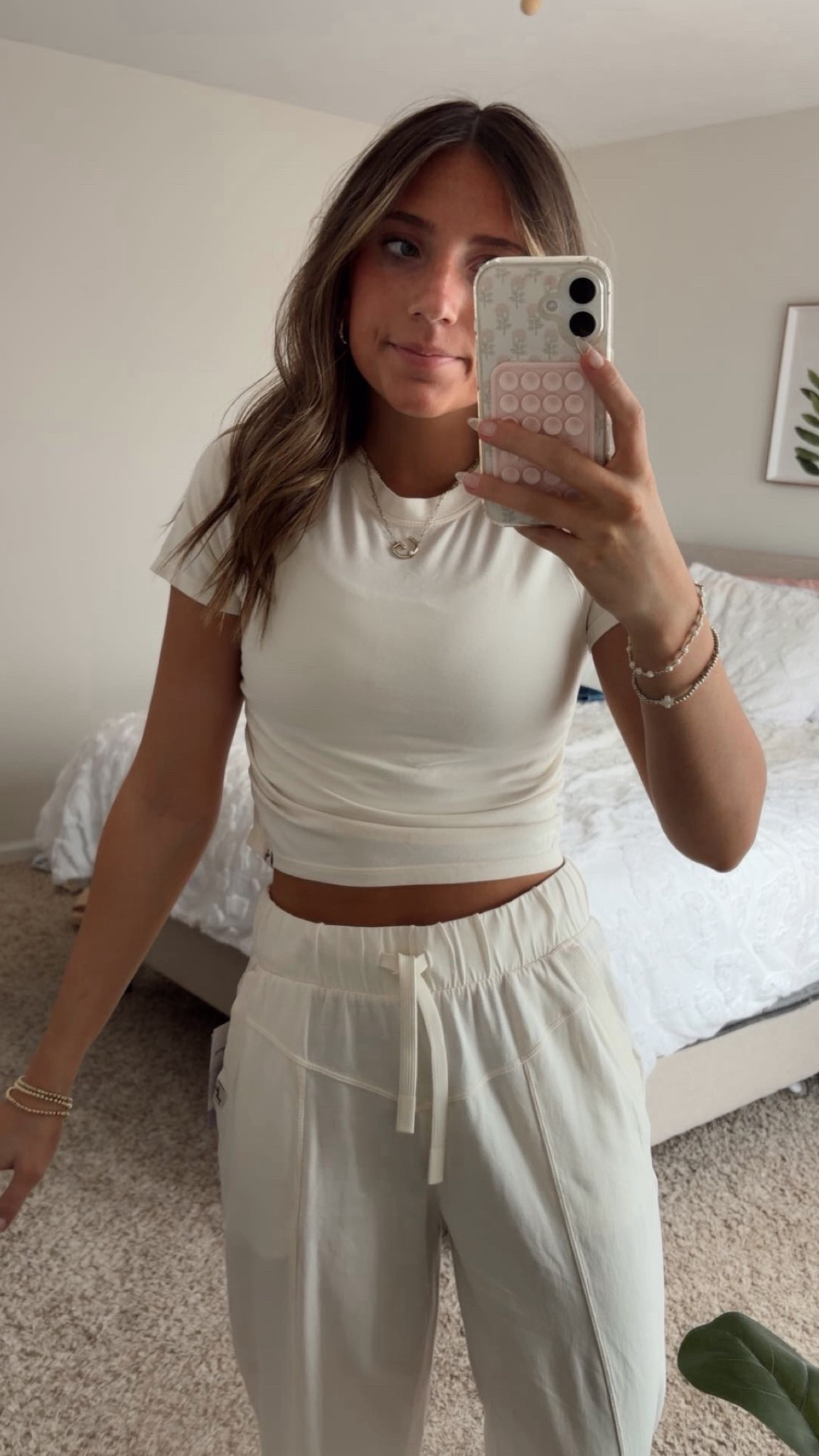 still loving this target set!! comes in a few other colors and is perfect for all activities!! i chose the cream, and am wearing an xs! could be a cute gift idea as well or to treat yourself!! the joggers are barrel on the legs and cuffed at the bottom, so cute!! 

#LTKtarget #ltkspring #matchingset #ltkactive #activewear #targetfind

#LTKfitnessgoals #LTKootd #LTKActive