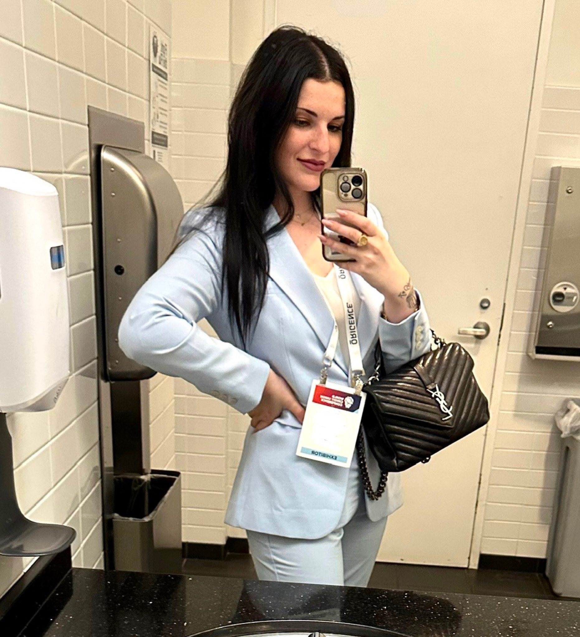 Nothing like a colored pant suit to add some personal style to a business professional conference! Black is so yesterday. 💁🏻‍♀️

#LTKTravel #LTKWorkwear #LTKStyleTip
