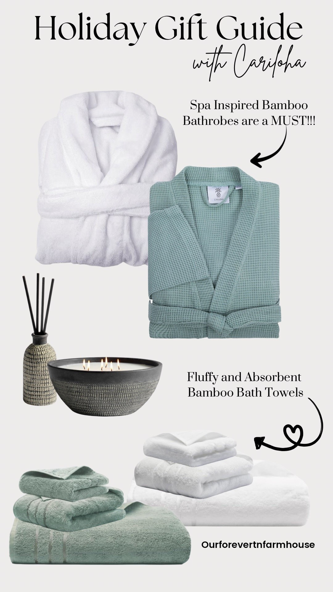 Cariloha Cozy Gift Guide 
If you're shopping for gifts that actually feel meaningful this year, this is the collection I keep coming back to. Spa-level robes, plush bamboo towels, cloud-soft sheets, dreamy pillows, and all the cozy staples that make home feel like a little retreat.
I share Cariloha all the time because I genuinely love their products. Their resort sheets, bamboo towels, duvets, comforters, and pillows are all in our home-and they make everyday living feel elevated and calm.
Everything is 40% off for Cyber Monday, so I put together a curated Cozy Gift Guide on LTK with my favorite robes, towels, bedding, and comfort must-haves to make gifting simple, thoughtful, and luxurious
#cozygifts #holidaygifting #cariloha #luxuryhome #comfortathome #resorthome #plushbedding #robelove #softestever #bamboobedding #ad #livecariloha

#LTKCyberWeek #LTKGiftGuide #LTKHoliday