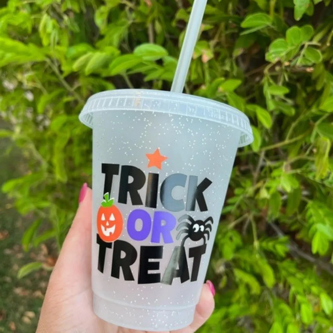 Personalized Halloween Kids Cups, Halloween Party Favors, Custom Halloween Kids Cups, Spooky Bask... | Etsy (US)