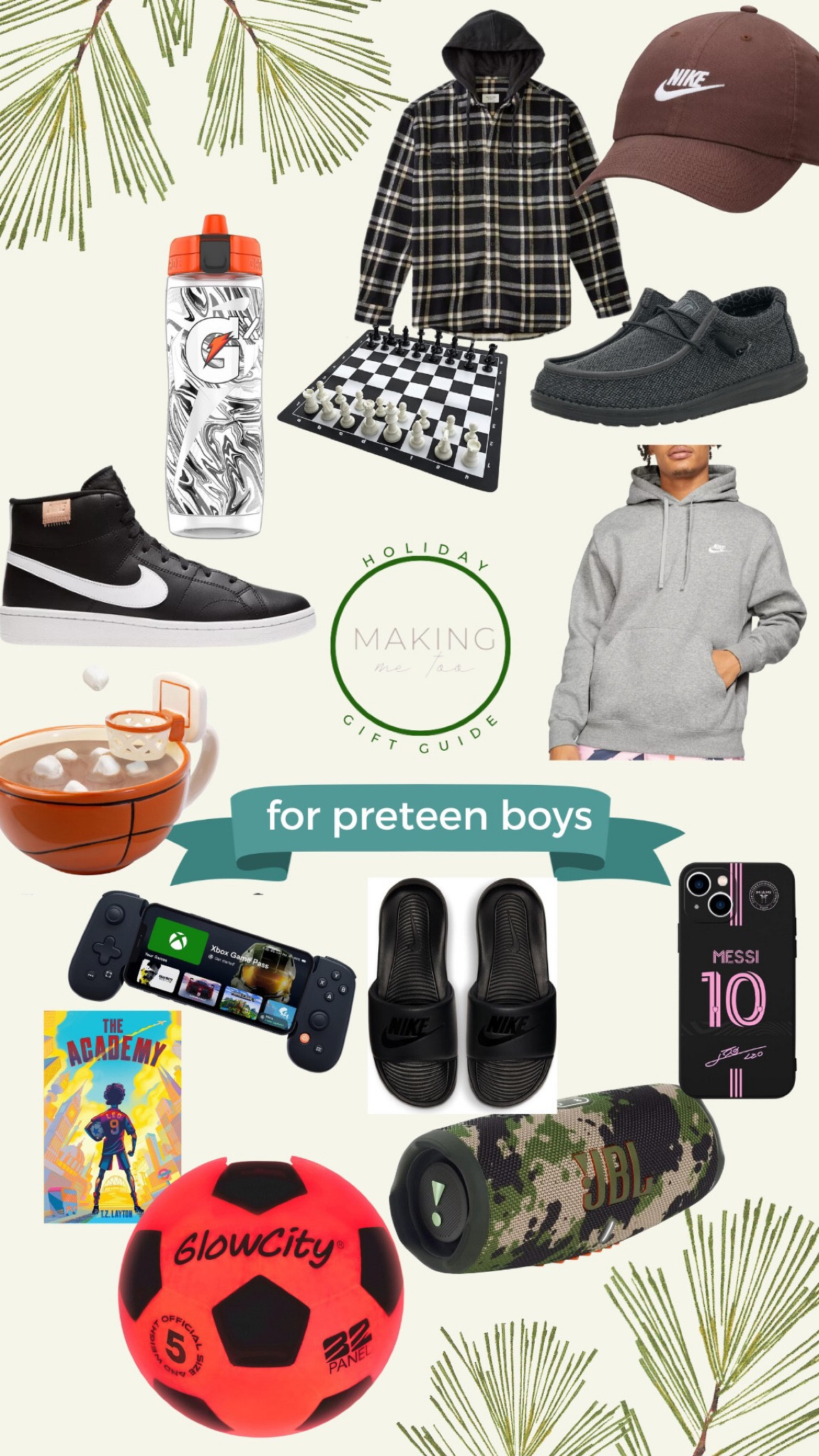 Pre Teen Boys gift guide 🎁🧢


#giftguide #boysgiftguide #boysgiftideas #boygifts #christmasgifts #christmaslist #nike #preteenboy #teen #kohls #amazon #findsunder50

#LTKHolidaySale #LTKHoliday #LTKGiftGuide