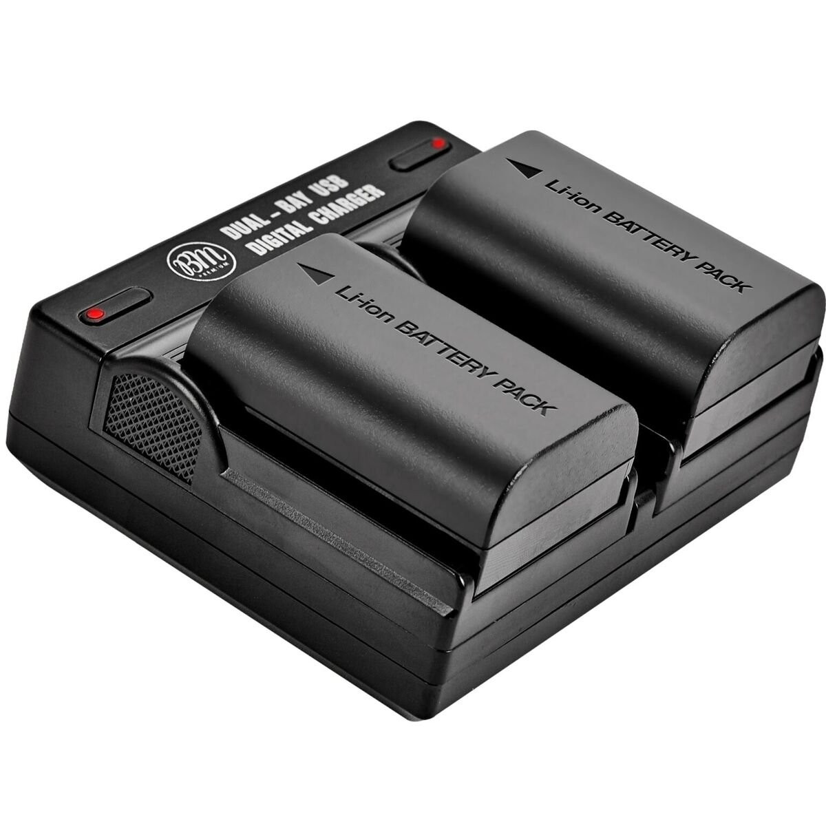 BM 2-Pack of LP-E6N Batteries and Dual Battery Charger for Canon EOS R, 90D, 60D, 70D, 80D, 5D II... | Amazon (US)