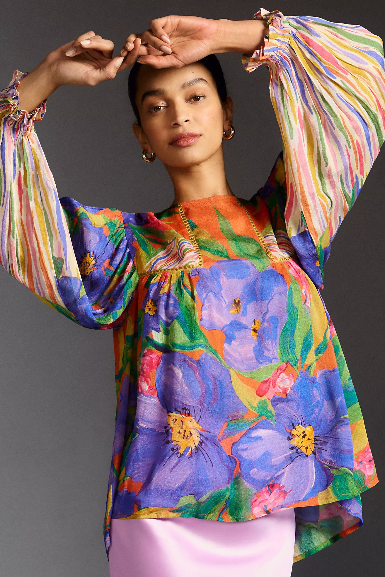 Bl-nk Miranda Peasant Blouse | Anthropologie (US)