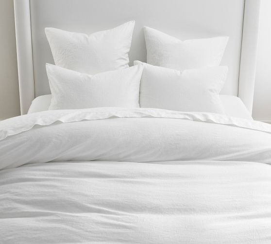 European Flax Linen Cotton Duvet Cover | Pottery Barn (US)