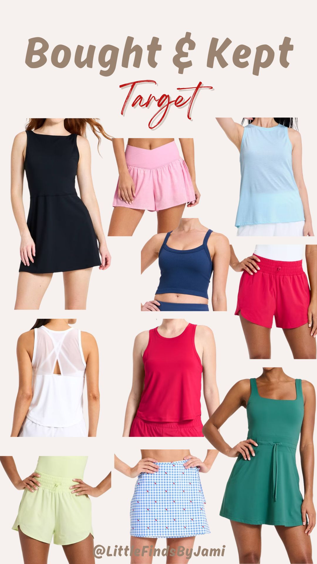 Target athletic favorites. Dress. Shorts. Skort. Tank top. Mom approved. Summer go to outfit. Travel. Women’s finds. Fitness. Workout. Health.

#LTKfitnessgoals #LTKootd #LTKmorningroutine