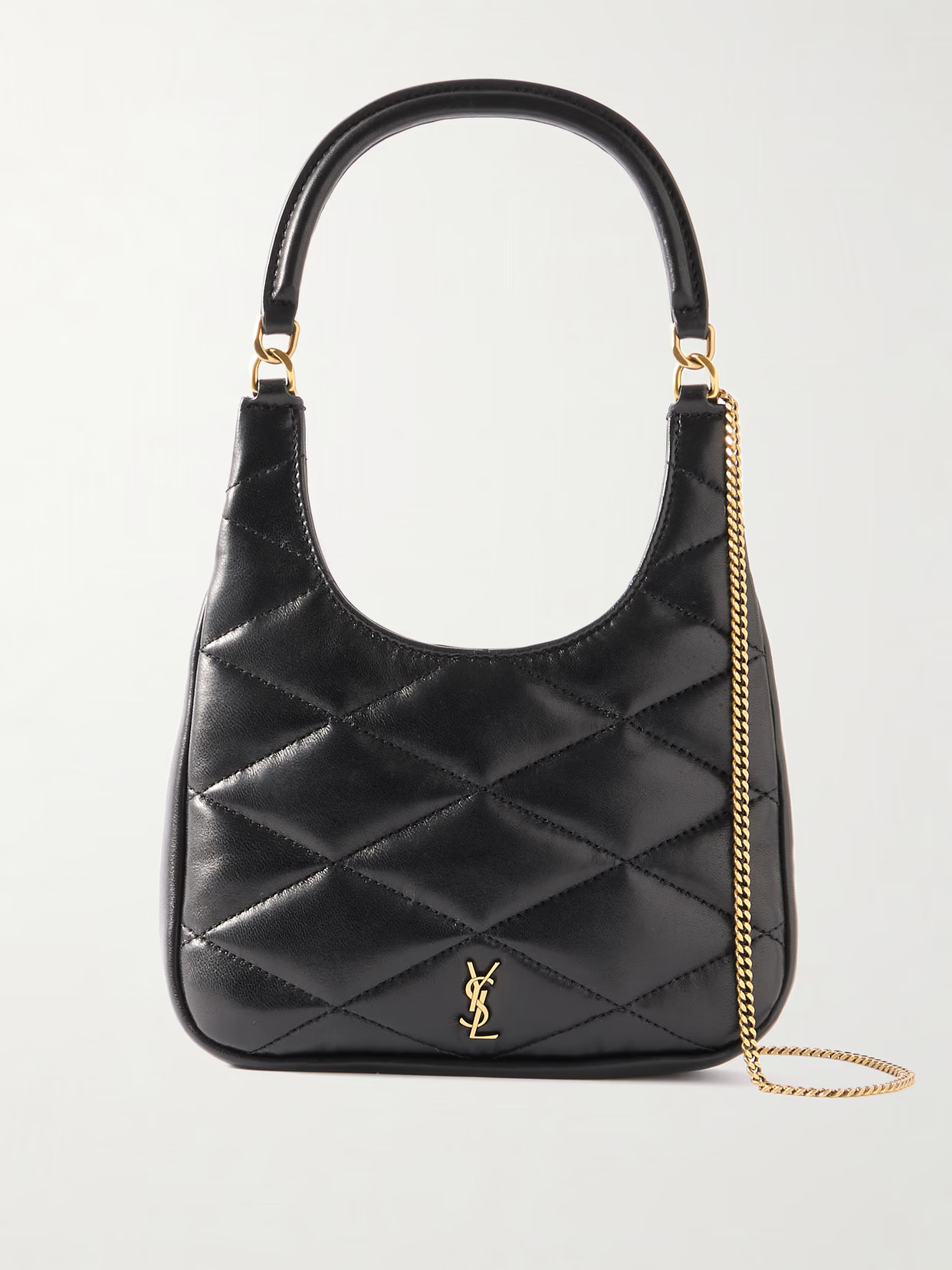 SAINT LAURENT - Sade Mini Quilted Leather Tote - Black | NET-A-PORTER (US)