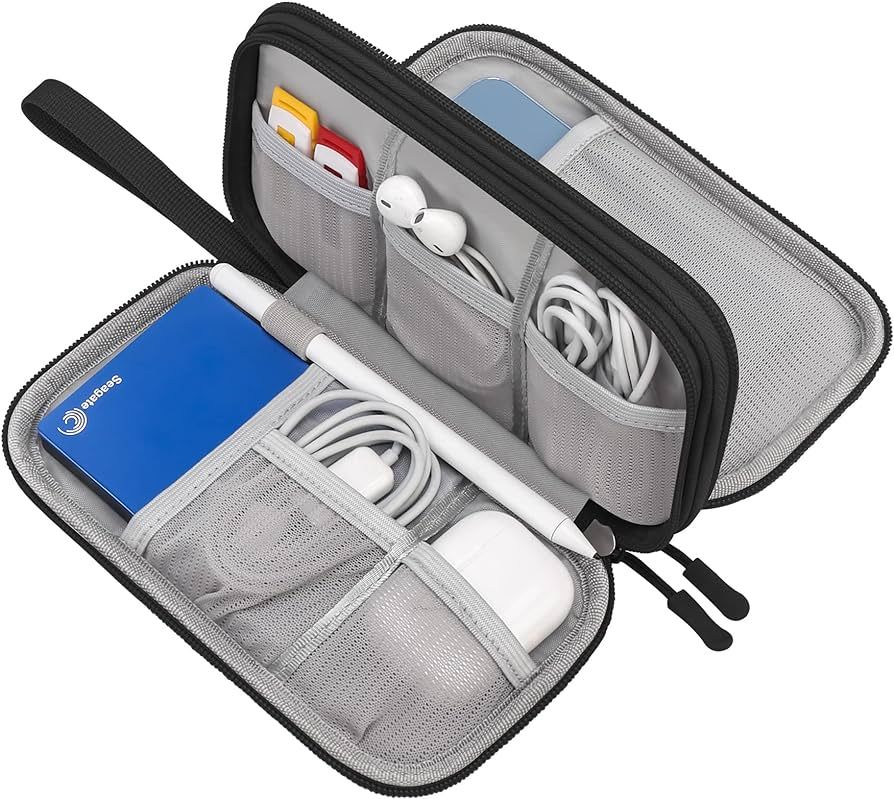 BOVKE Electronic Organizer Travel Cord Organizer Tech Accessories Travel Case Cable Organizer Bag... | Amazon (US)