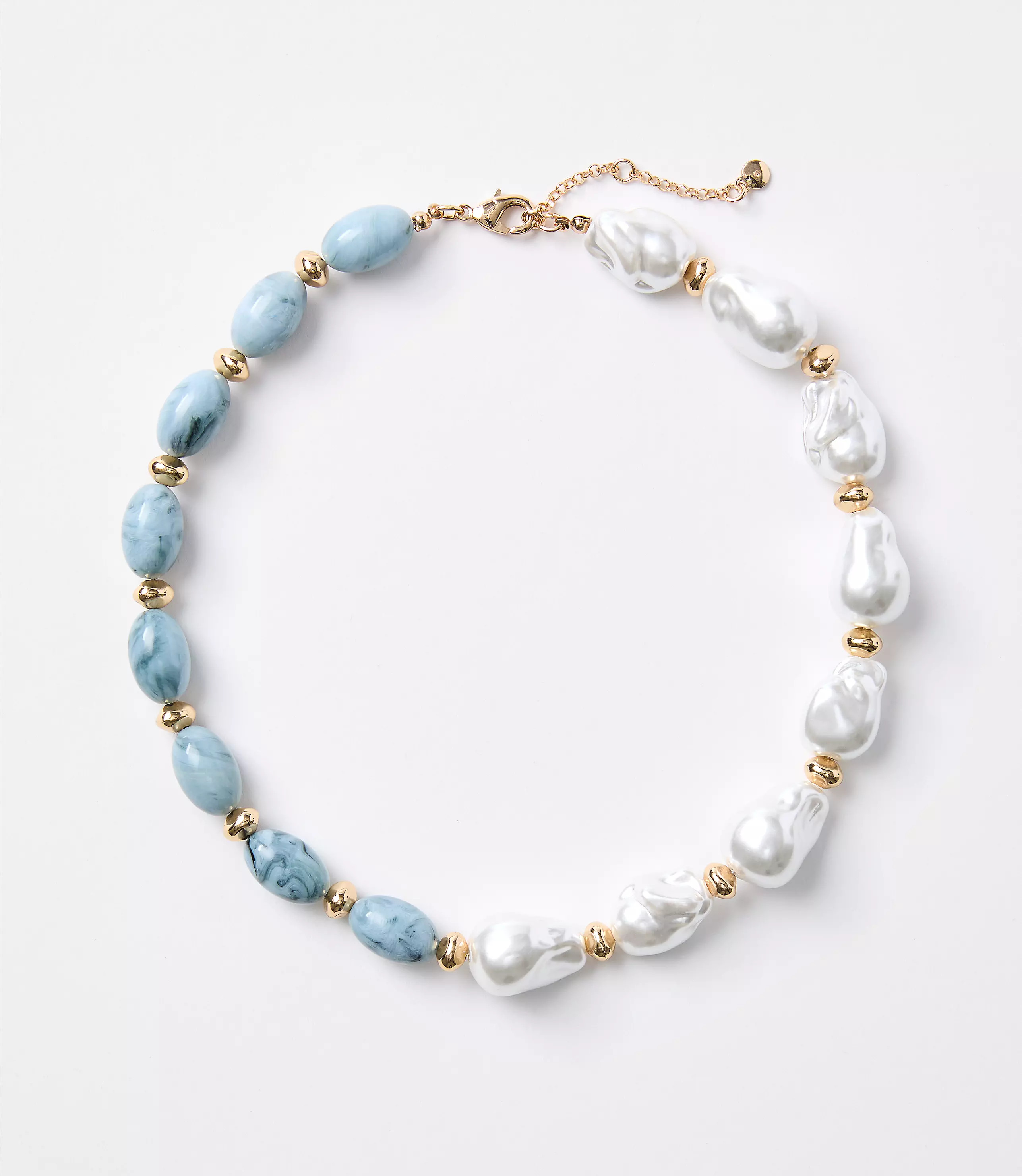Pearlized Chunky Statement Necklace | LOFT