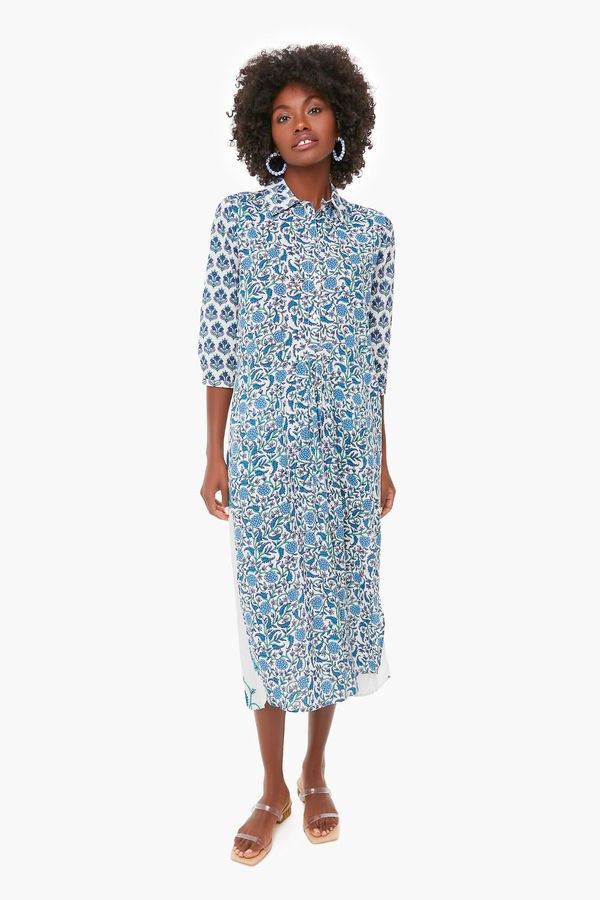 Exclusive Cornflower Blue Brooklyn Long Dress | Tuckernuck (US)