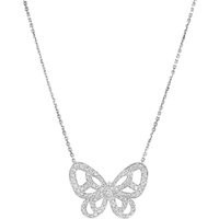 Diamond Butterfly Necklace, Diamond Jewlery, Artisan Jewlery, Unique Gift For Butterflies' Gifts, White Gold Necklace | Etsy (US)