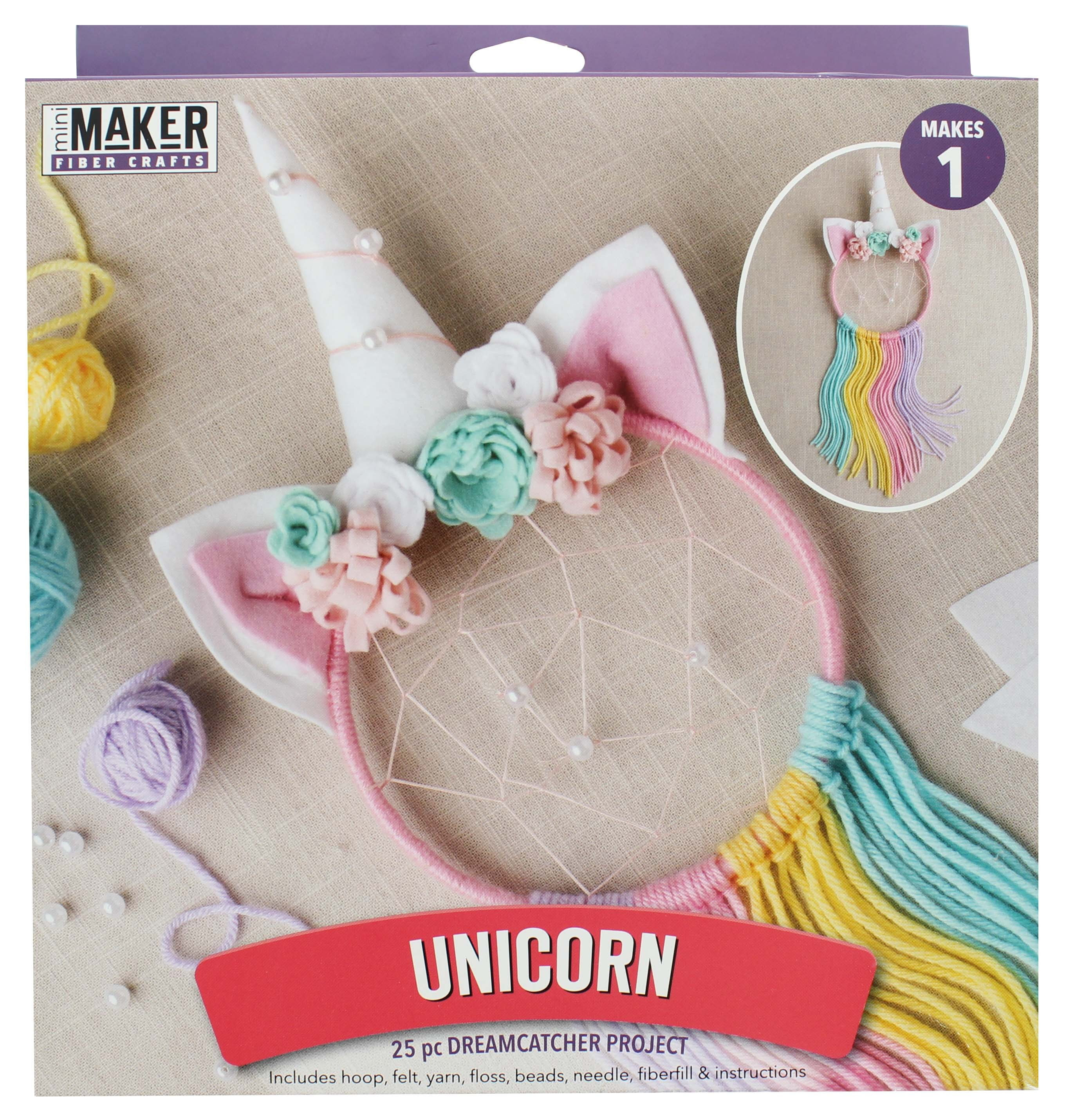 Leisure Arts Dreamcatcher Unicorn Crafting Kit | Walmart (US)
