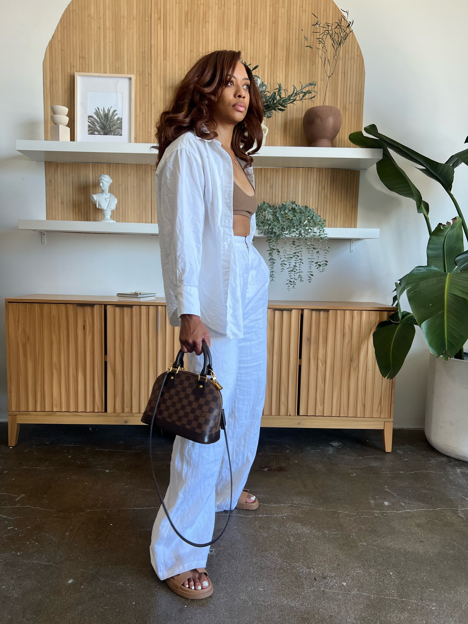 Linen is the sweatpants of summer. Easy summer to fall transitional look. 

#LTKSeasonal #LTKstyletip