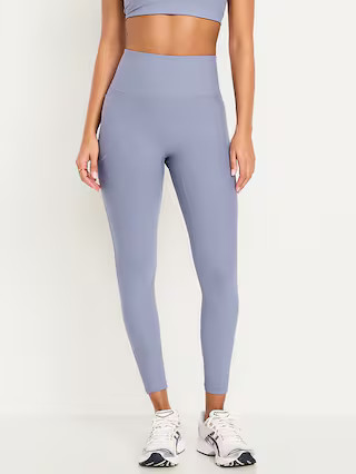 Extra-High Waisted PowerSoft Boundless 7/8 Pocket Leggings – No Front Seam | Old Navy (US)