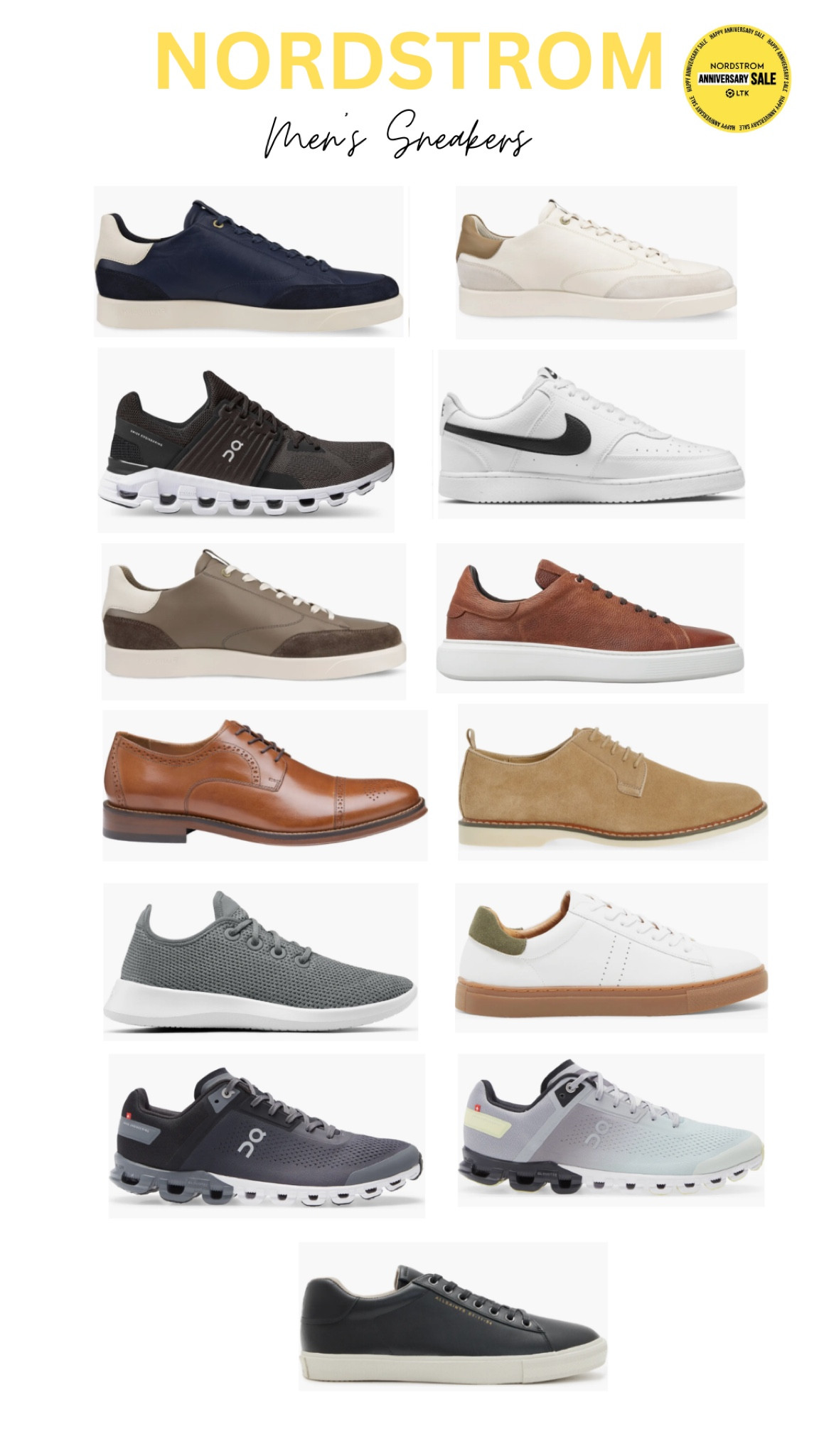 Men’s sneakers from the Nordstrom Sale! 👟
LTKxNSale 🖤💛

Men’s sneakers. Nike sneakers. Work shoes. Men’s casual sneakers. Men’s workwear. 

#LTKshoecrush #LTKxNSale #LTKmens