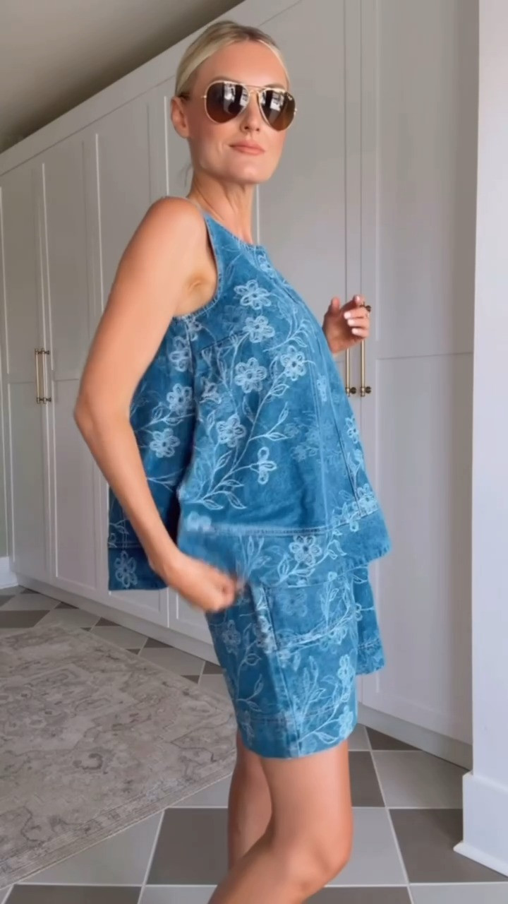 This denim set is so fun and you can wear it with a bump and post pregnancy! Looks so similar to the Free People one I own! Love to mix and match these pieces. Wearing S. 

Loverly Grey, Amazon finds, Amazon prime, matching set, versatile chambray denim set, free people dupes 

 #LTKSeasonal #LTKBump