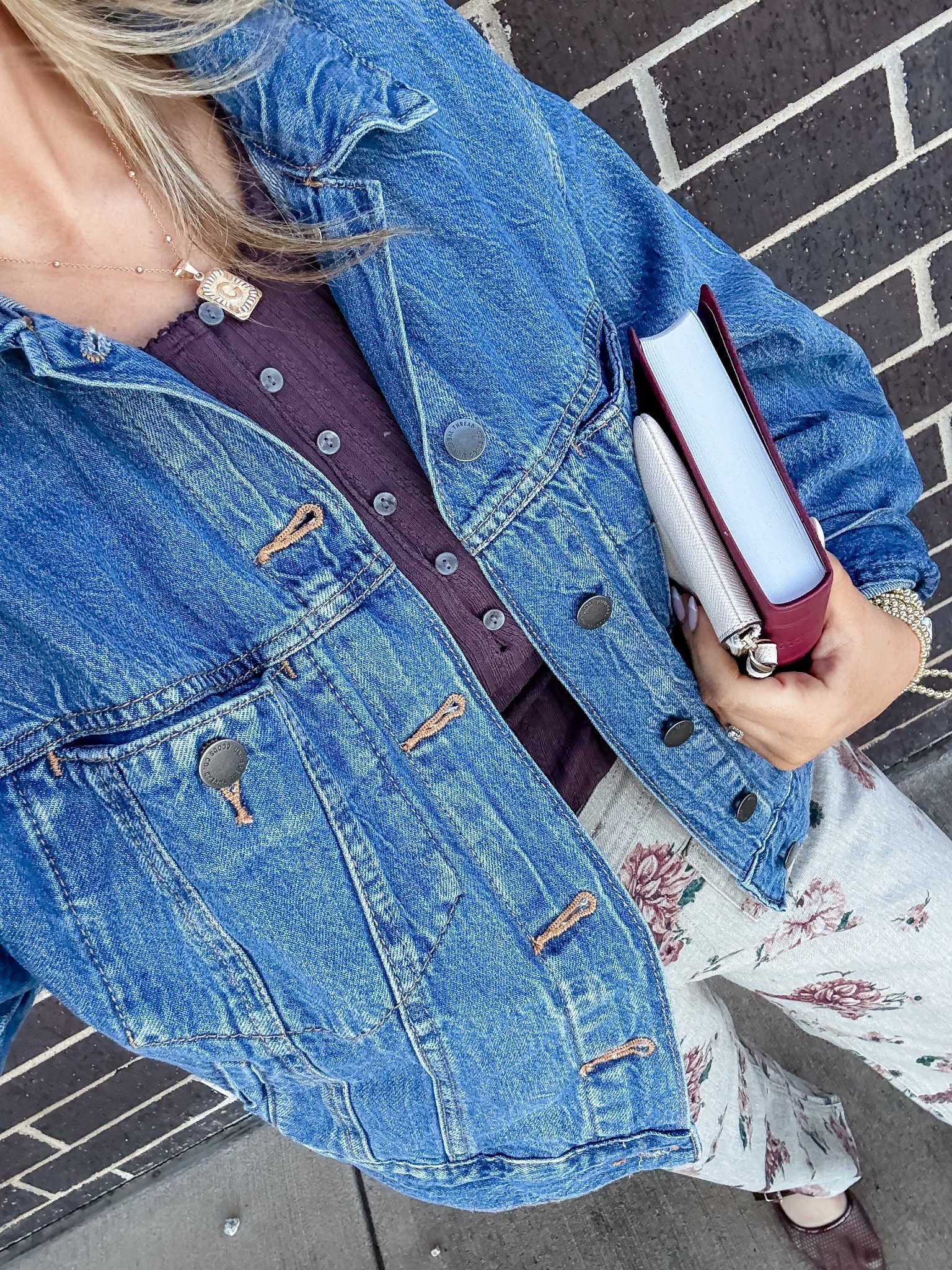 The best trucker jacket from Target! Wearing a size small! 

#LTKootd #LTKmomlife