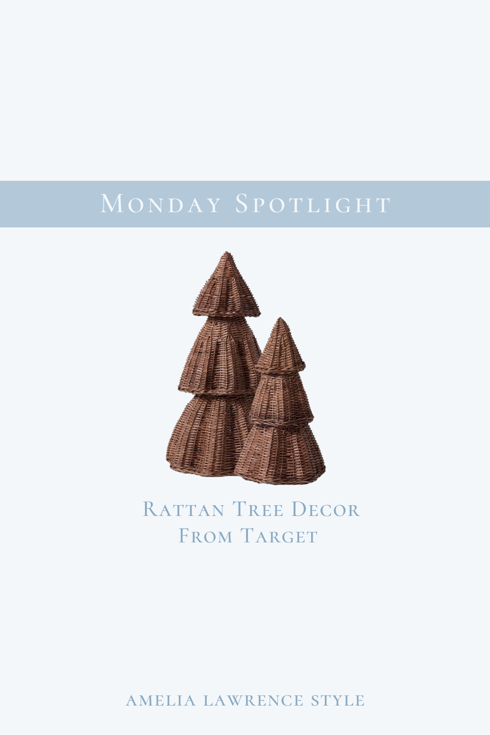 Monday spotlight! Rattan tree decor from Target under $20. Christmas decor, Holiday decor, Wooden decor, home decor, budget-friendly decor, seasonal decor, Christmas.  

 #LTKHoliday #LTKSeasonal #LTKHome