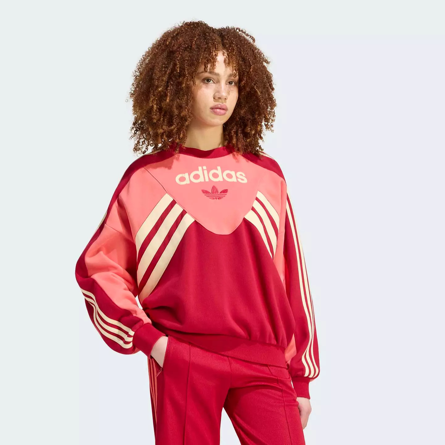 adidas Originals Women's Garment Washed Graphic Crew Sweatshirt | DICK'S Sporting Goods