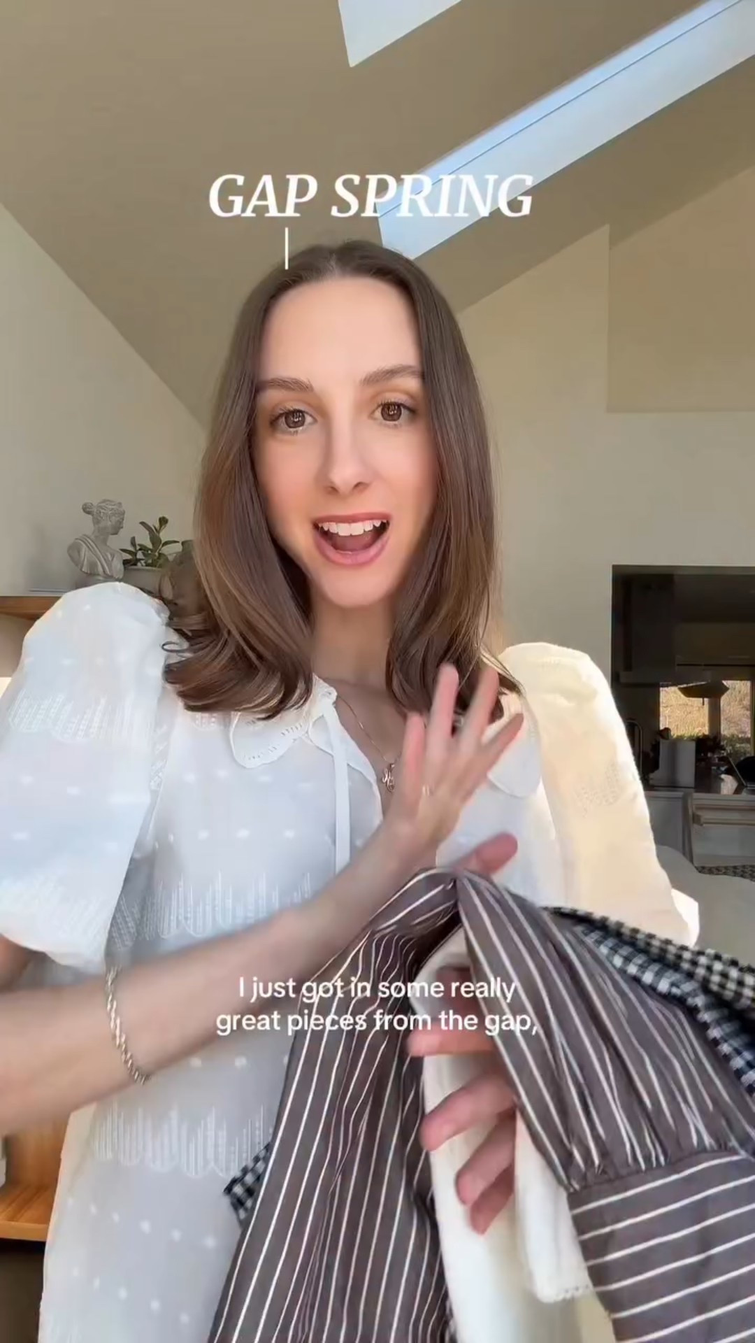 Gap spring try on is here!! Loving the gingham skirts, drop waist skirt, and skort! 💕🌸 #springoutfits #gaptryon

#LTKootd #LTKmomlife