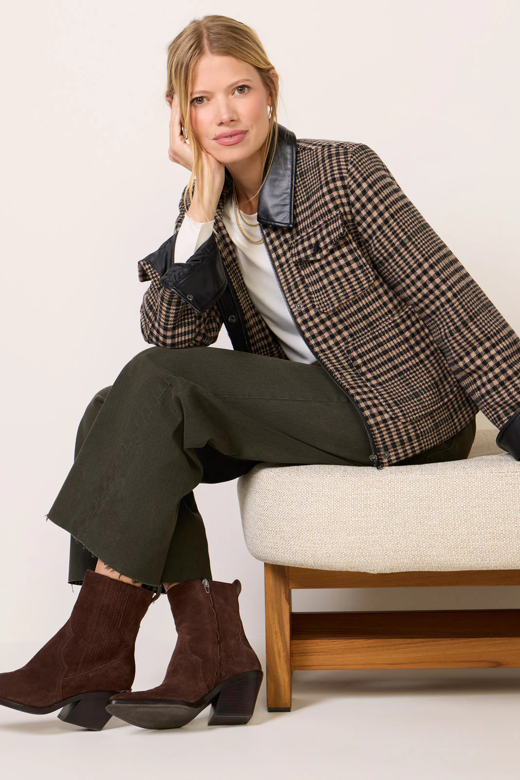 Dakota Plaid Wool Jacket | Evereve