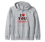 I Love Hiking Zip Hoodie | Amazon (US)