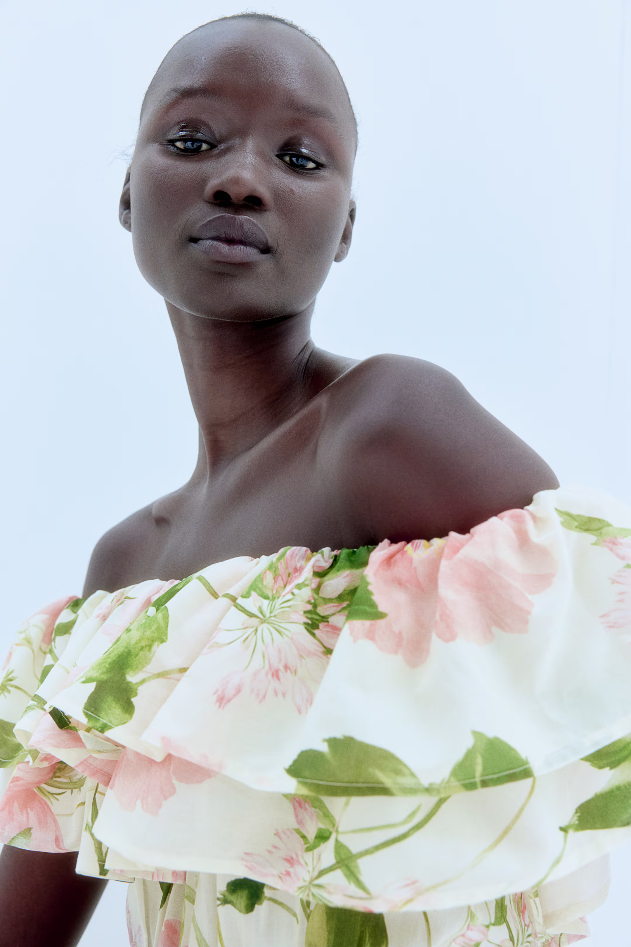 Flounced Off-the-shoulder Dress | H&M (US + CA)