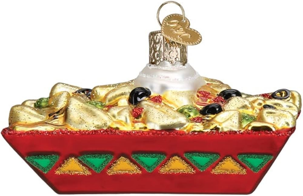 Old World Christmas Nachos Glass Blown Ornament for Christmas Tree | Amazon (US)