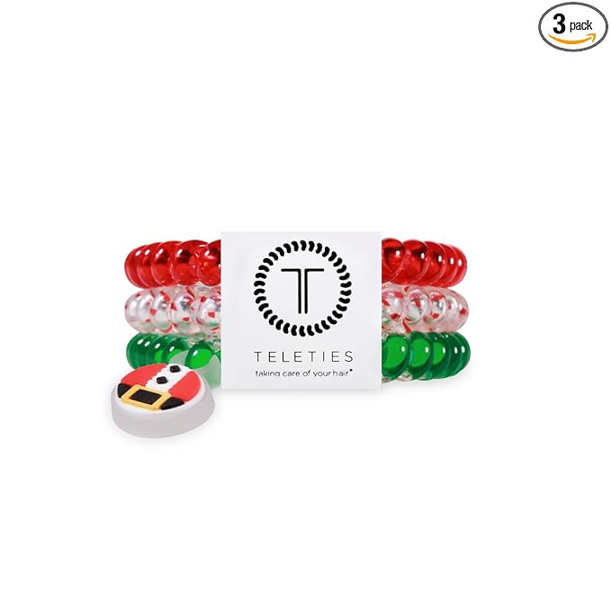 TELETIES - Small Spiral Hair Coils - For Thin-Medium Hair - Ponytail Holder for Women - Phone Cor... | Amazon (US)