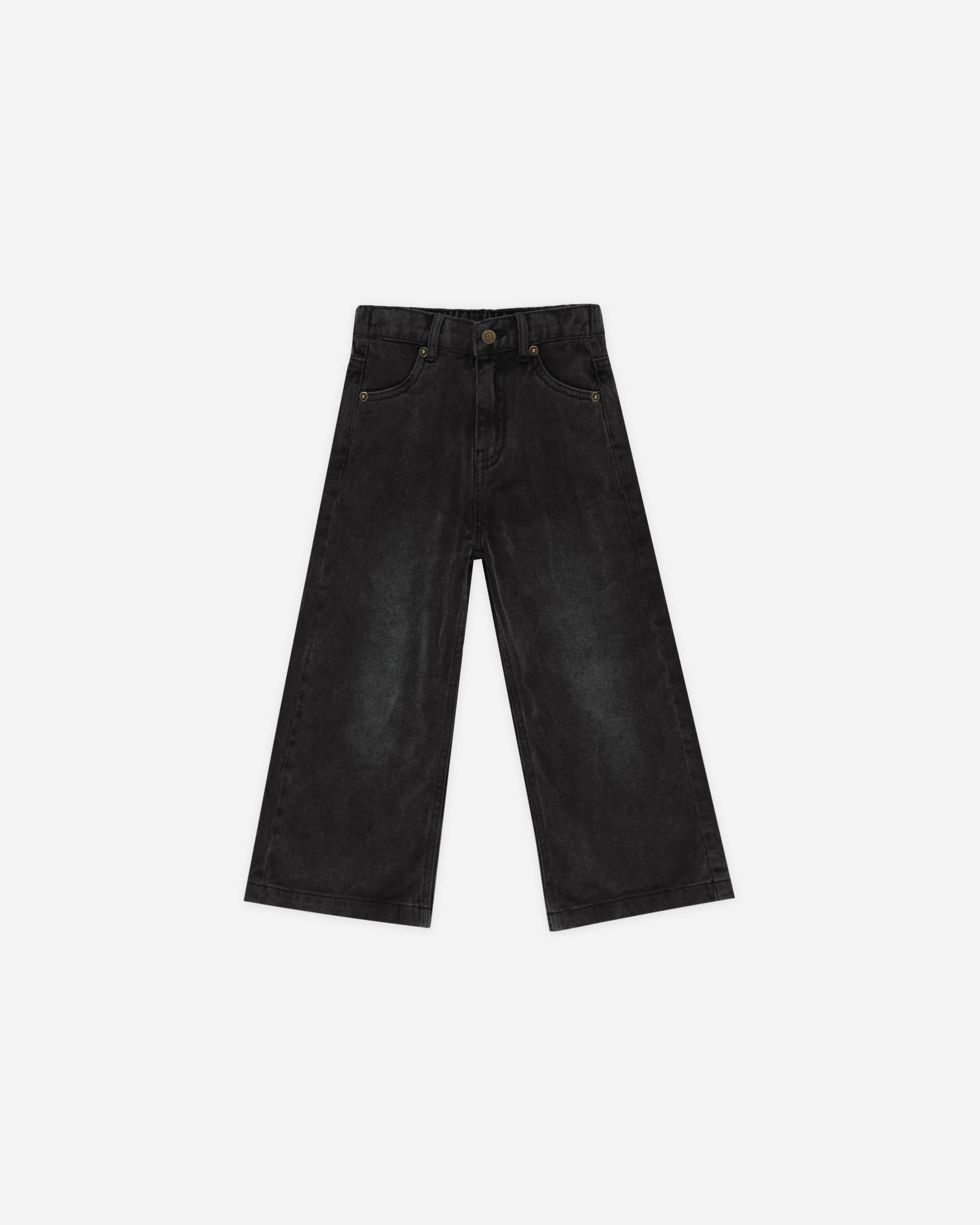 Straight Leg Pant || Washed Black | Rylee + Cru